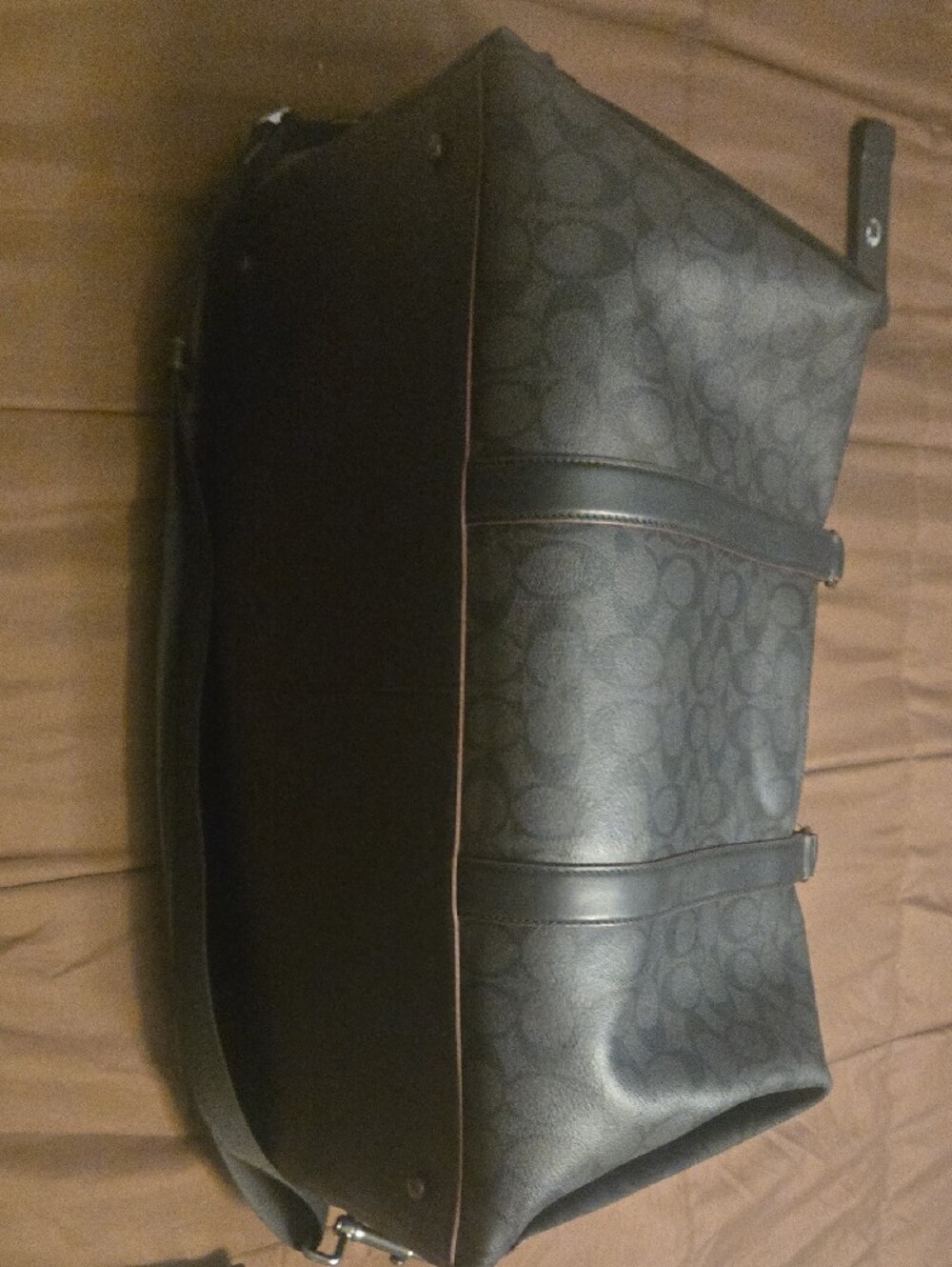 Men's Black Coach Trekker 52 Weekender Duffel Bag - Picture 5 of 10